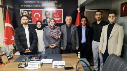 AKÜ Yönetim ve Siyaset Topluluğu'ndan CHP Afyonkarahisar İl Başkanlığı'na Ziyaret