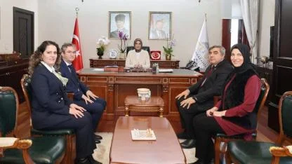 Vali Yiğitbaşı Olgunlaşma Enstitüsü Yetkililerini Makamında Ağırladı