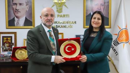 Başkanı Şahin, Genel Başkan Kavas’ı Makamında Misafir Etti