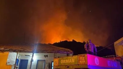 Evleri Tehdit Eden Orman Yangını Kontrol Altına Alındı