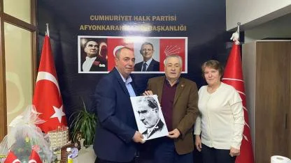 Dazkırı CHP İlçe Başkanı Diker’den Başkan Karadeniz’e Hayırlı Olsun Ziyareti