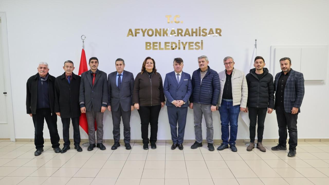 Afyonkarahisar Belediye Başkanı Köksal, Başkan Karataş ile Bir Araya Geldi