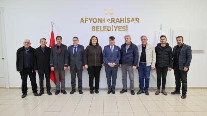 Afyonkarahisar Belediye Başkanı Köksal, Başkan Karataş ile Bir Araya Geldi