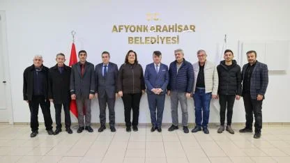 Afyonkarahisar Belediye Başkanı Köksal, Başkan Karataş ile Bir Araya Geldi