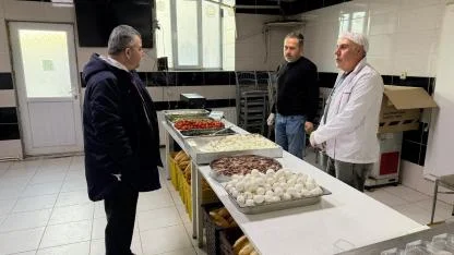 Başkan Serkan Koyuncu’dan Belediye Aşevine Ziyaret