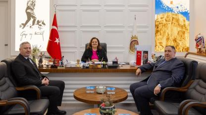 Başkan Köksal’a İYİ Parti İl Başkanı Mısırlıoğlu’ndan Ziyaret