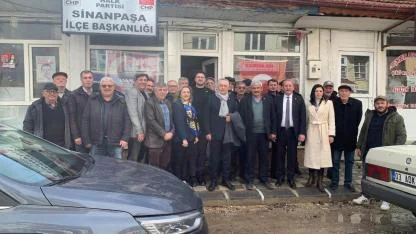 CHP Afyonkarahisar İl Yönetimi Sinanpaşa İlçe Teşkilatını Ziyaret Etti