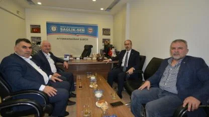 Müdür Öztürk’ten Sağlık-Sen Afyonkarahisar Şubesi’ne Ziyaret
