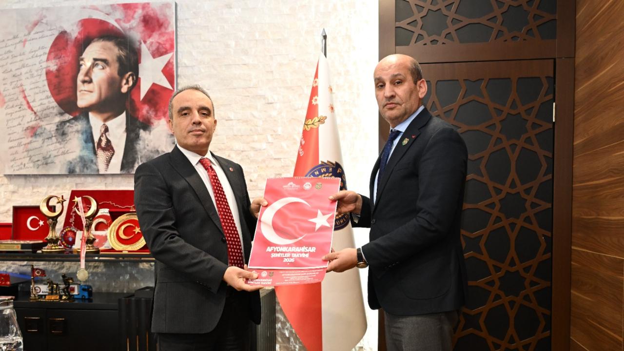 Şehitler 2026 Takvimi Emniyet Müdürü Erol’a Takdim Edildi