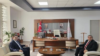SGK İl Müdürü Çelikbaş’tan Müdür Sünnetci’ye Ziyaret