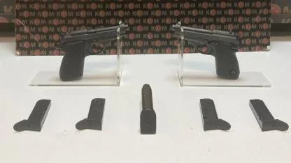 Şüphe Üzerine Durdurulan Araçta 2 Tabanca Ele Geçirildi