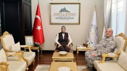 Vali Yiğitbaşı, Hava Tuğgeneral Güven’i Makamında Kabul Etti