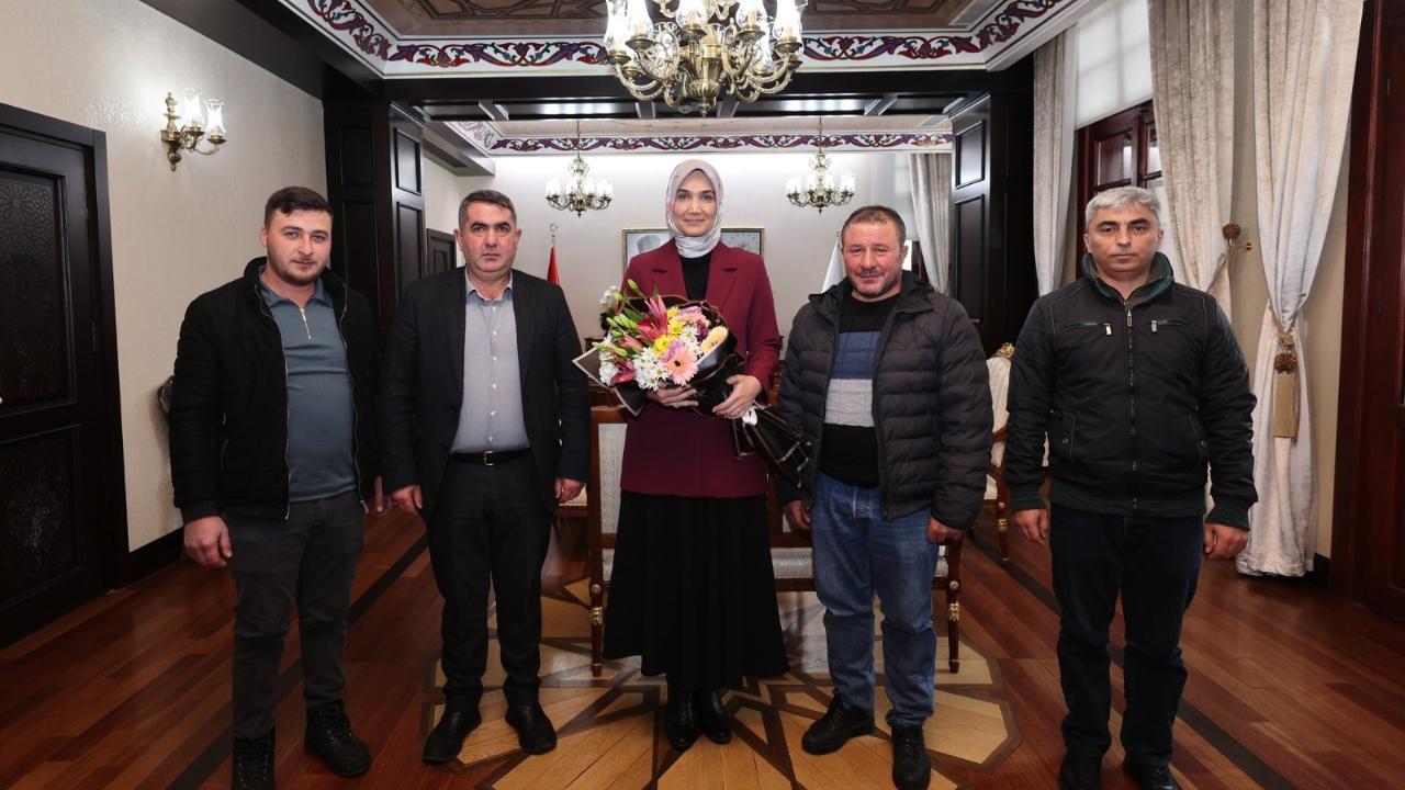 Vali Yiğitbaşı, Manda Yetiştiricileri Birliği Yönetimini Kabul Etti