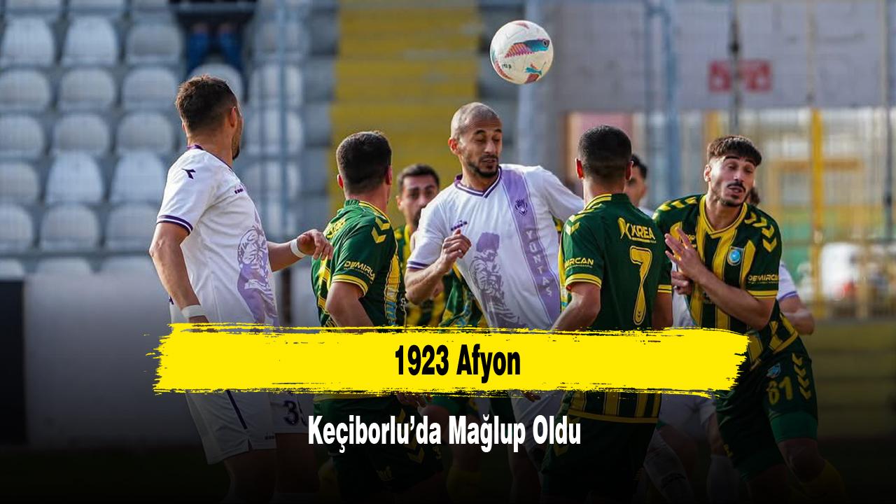 1923 Afyon, Keçiborlu’da Mağlup Oldu
