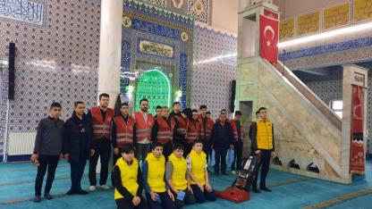 Afyon İmam Hatip Camii Ramazan Öncesi Temizlendi