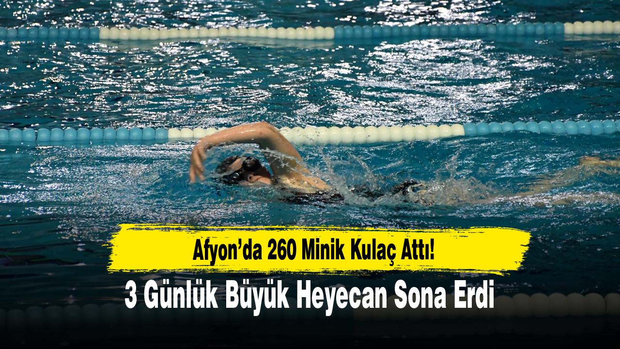 Afyon’da 260 Minik Kulaç Attı!