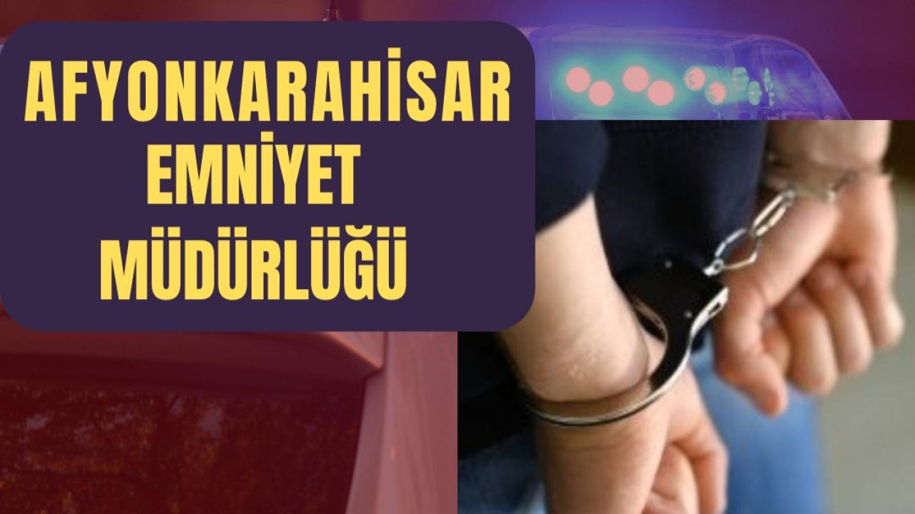 Afyonkarahisar'da 23 Yıl Hapis Cezası Bulunan Firari Yakalandı