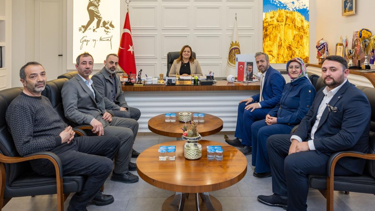 Ağaç İşleri Esnaf Odası’ndan Başkan Köksal’a Ziyaret