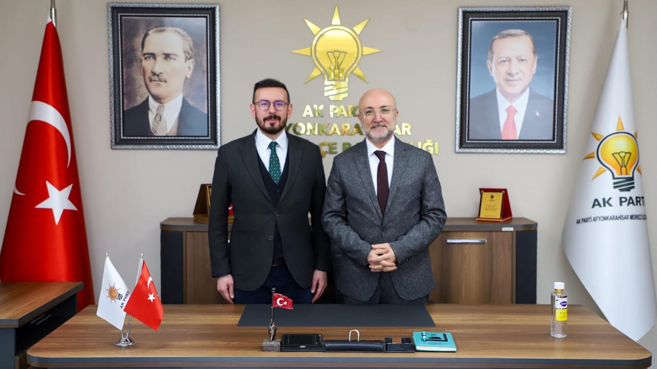 AK Parti İl Başkanı Şahin’den Özdemir’e Hayırlı Olsun Ziyareti