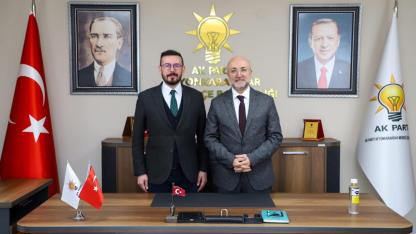 AK Parti İl Başkanı Şahin’den Özdemir’e Hayırlı Olsun Ziyareti