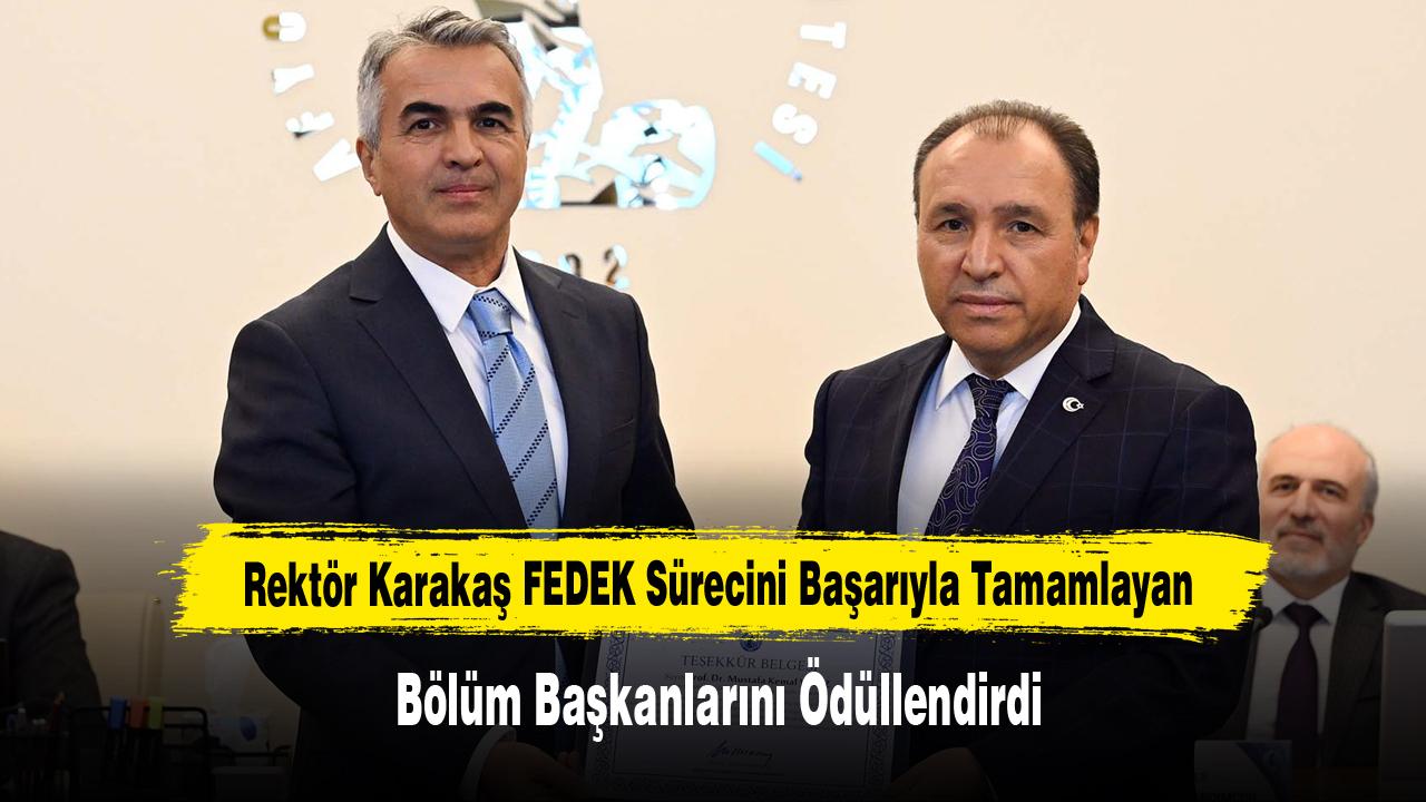 AKÜ'de "Tam Akreditasyon" Başarısı Teşekkür Belgesiyle Taçlandırıldı