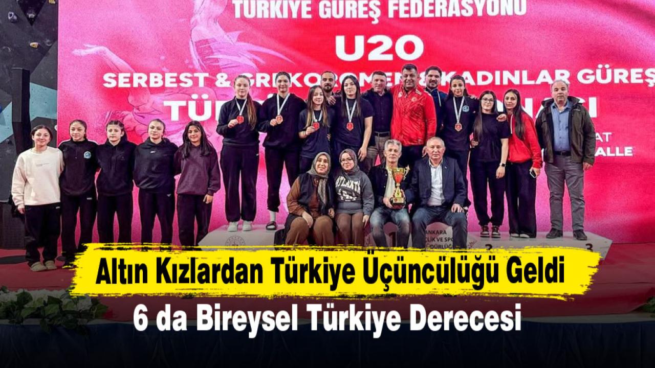 Altın Kızlardan Türkiye Üçüncülüğü Geldi