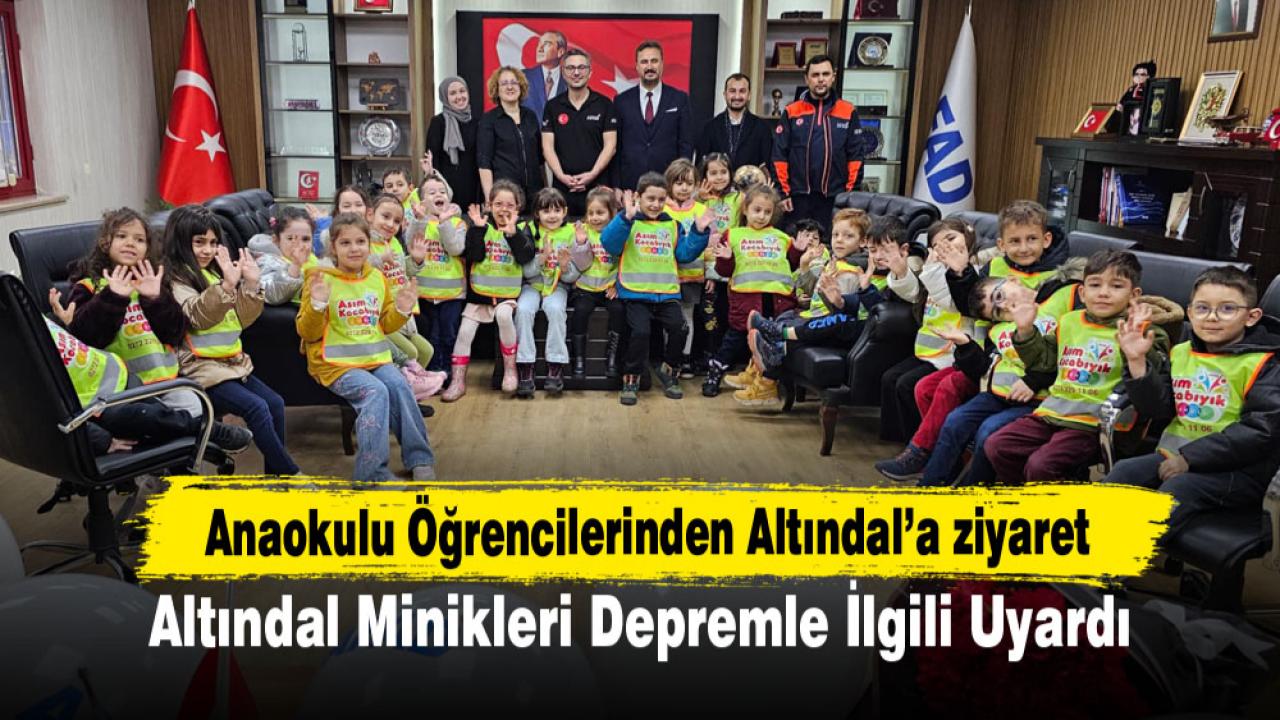 Anaokulu Öğrencilerinden Altındal’a ziyaret