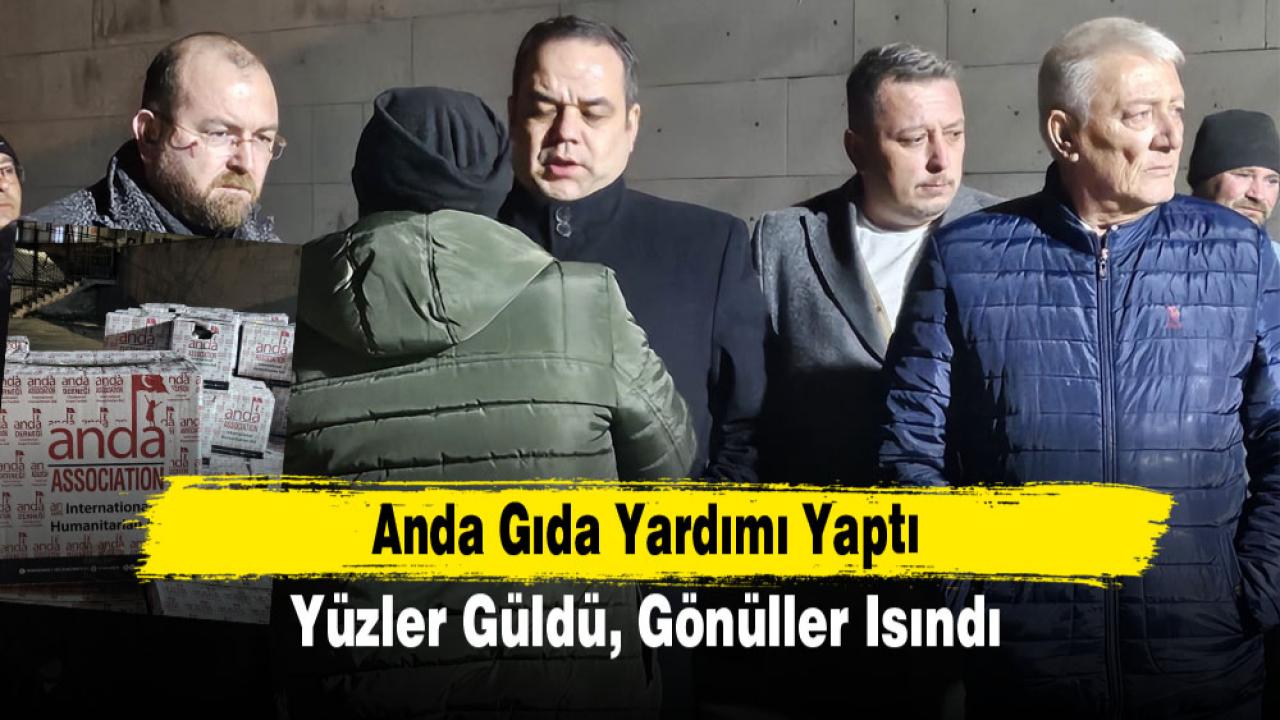 Anda Gıda Yardımı Yaptı