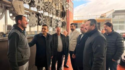 Arslan ve Öztaş Sanayi Esnafıyla Bir Araya Geldiler