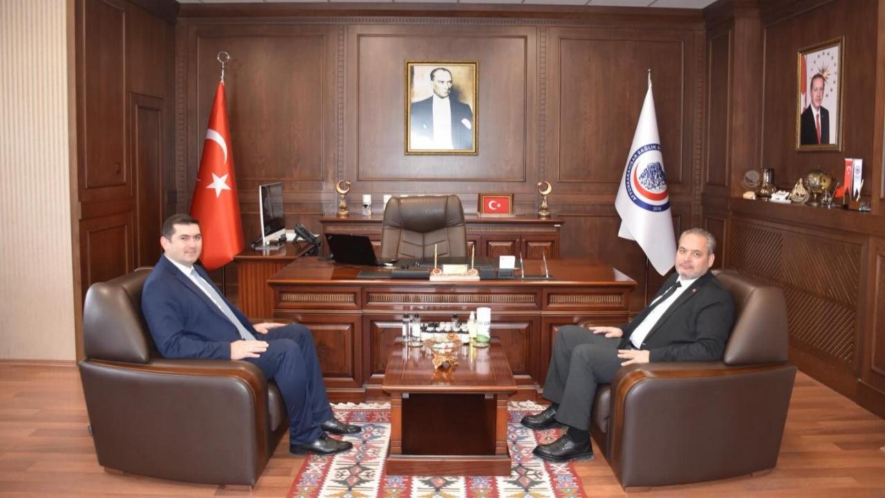 Aslan, SGK İl Müdürü Çelikbaş’ı Ağırladı