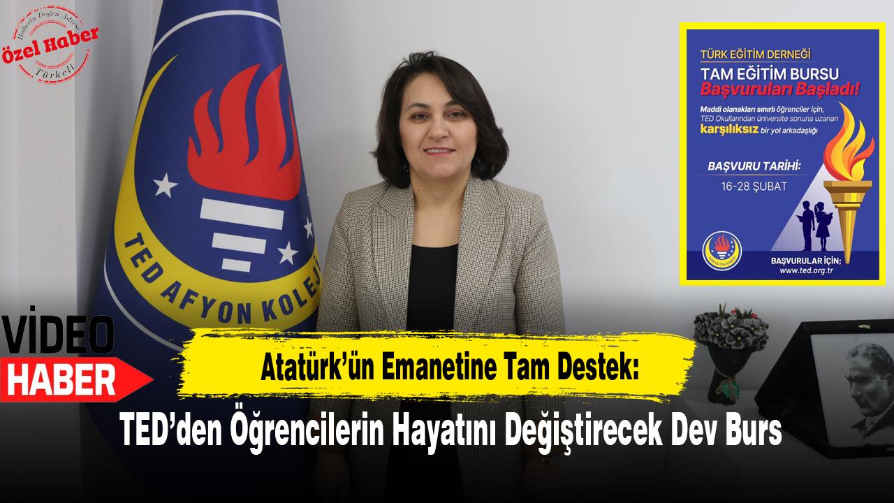 Atatürk’ün Emanetine Tam Destek: TED’den Öğrencilerin Hayatını Değiştirecek Dev Burs