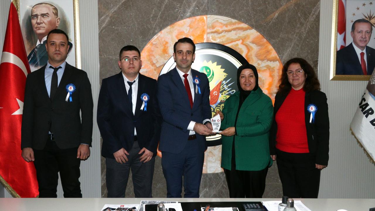 Başkan Kılınçarslan Vergi Dairesi Personeli Belediyede Ağırlandı