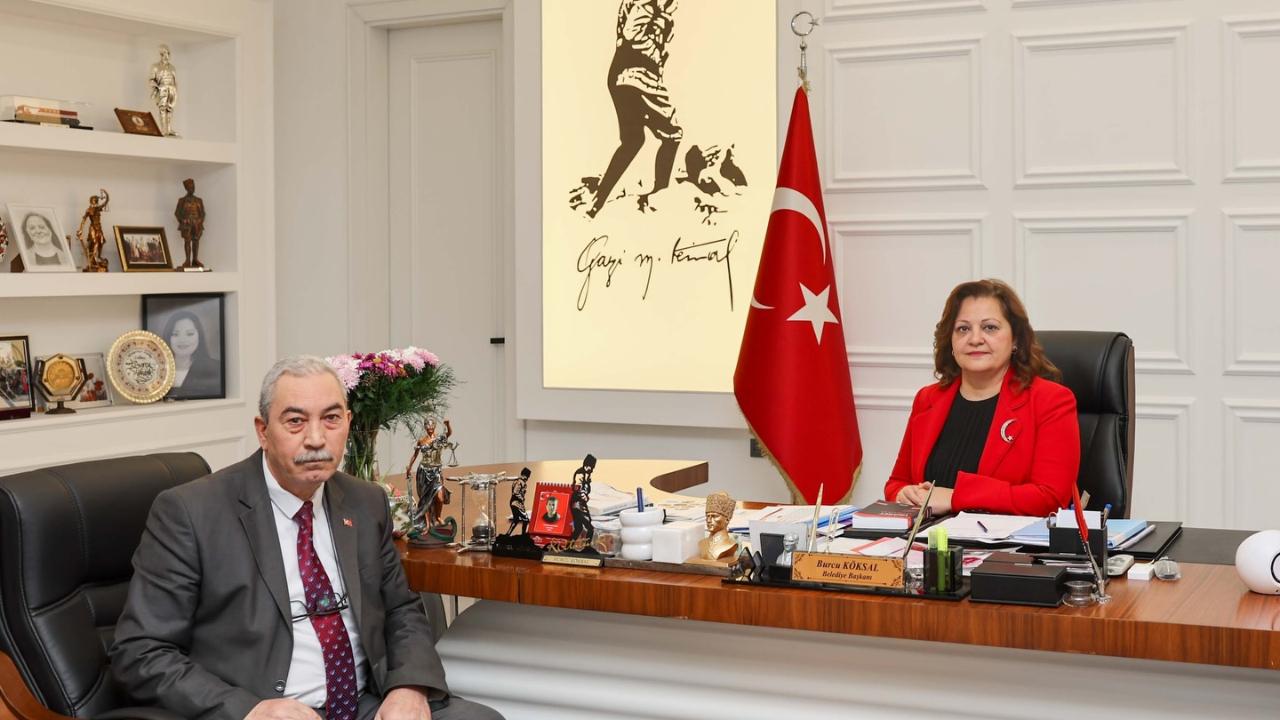 Başkan Köksal, Emekliler Derneği Başkanı Aytug’u Ağırladı