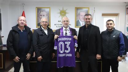 Başkan Şahin, Çakırköy Spor Heyetini Ağırladı