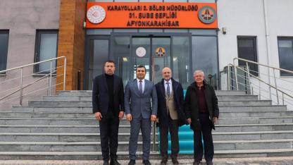 Başkan Şahin’den Karayolları 31. Şube Şefliği’ne Ziyaret