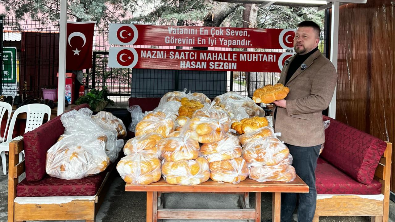 Berat Kandili’nde Anlamlı Dayanışma: Nazmi Saatçi Mahallesi’nde Gönüller Bir Oldu