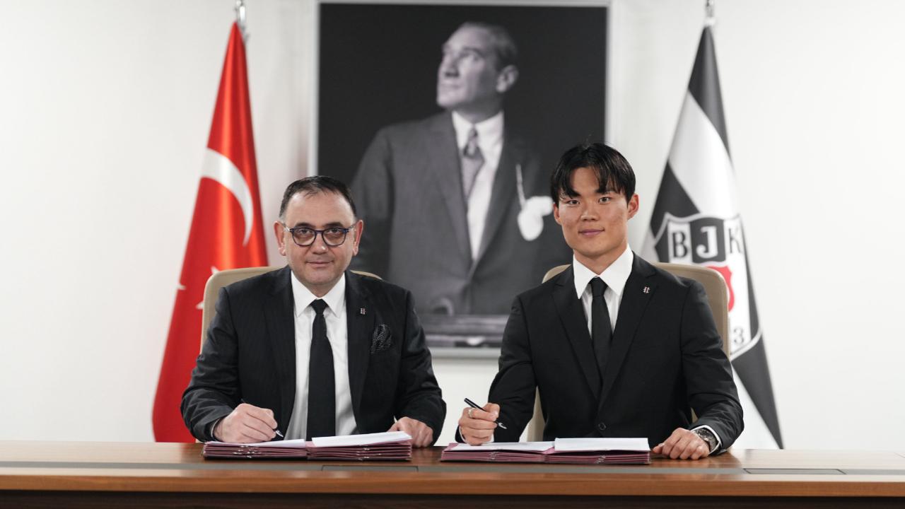 Beşiktaş’ın yeni transferi Hyeon Gyu Oh ilk antrenman çıktı