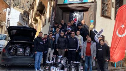 Beşiktaşlı Taraftarlardan Taşımalı Eğitim Gören Öğrencilere Anlamlı Destek