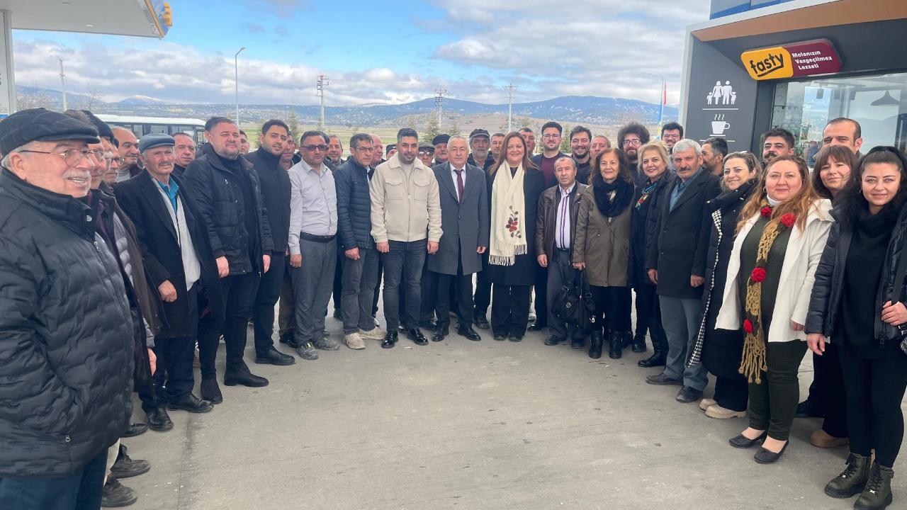 CHP Afyonkarahisar Teşkilatı Burdur Mitingi İçin Bir Araya Geldi