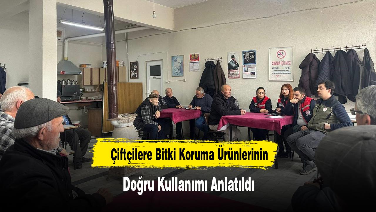 Çiftçilere Bitki Koruma Ürünlerinin Doğru Kullanımı Anlatıldı