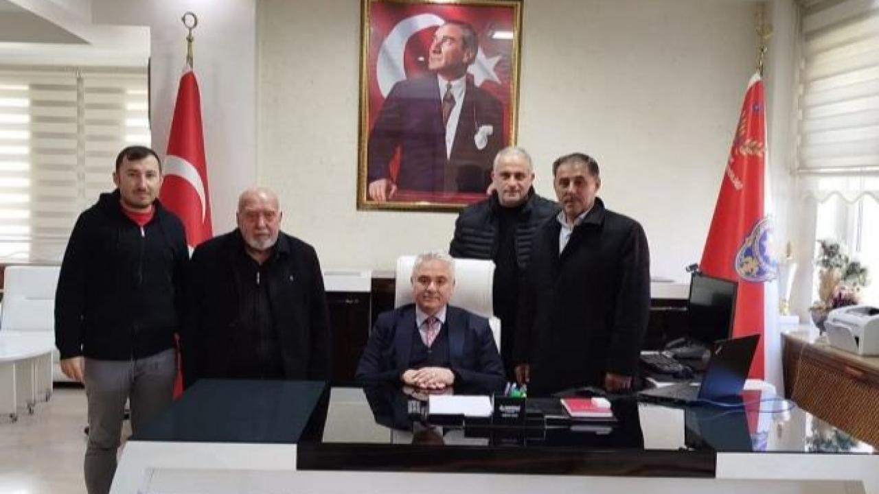 Dinar Basınından Emniyet Müdürü Kan'ı Ziyaret