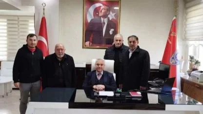 Dinar Basınından Emniyet Müdürü Kan'ı Ziyaret