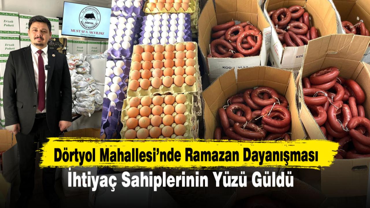 Dörtyol Mahallesi’nde Ramazan Dayanışması