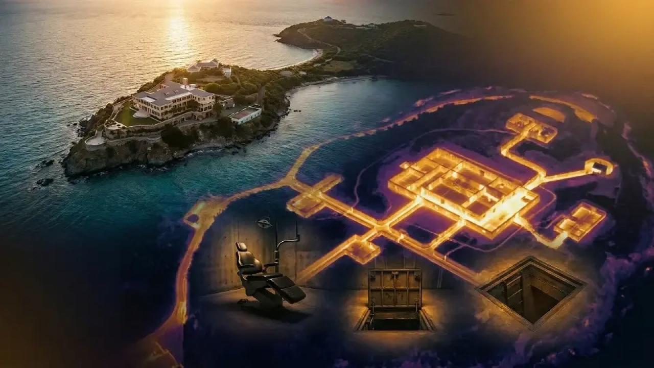 Epstein’in Adasındaki Gizli Tüneller Belgelerle Ortaya Çıktı