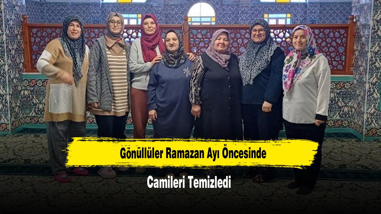 Gönüllüler Ramazan Ayı Öncesinde Camileri Temizledi