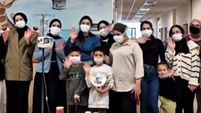 GSB Yurdu Öğrencilerinden AFSÜ Onkoloji Bölümü'ne Anlamlı Ziyaret