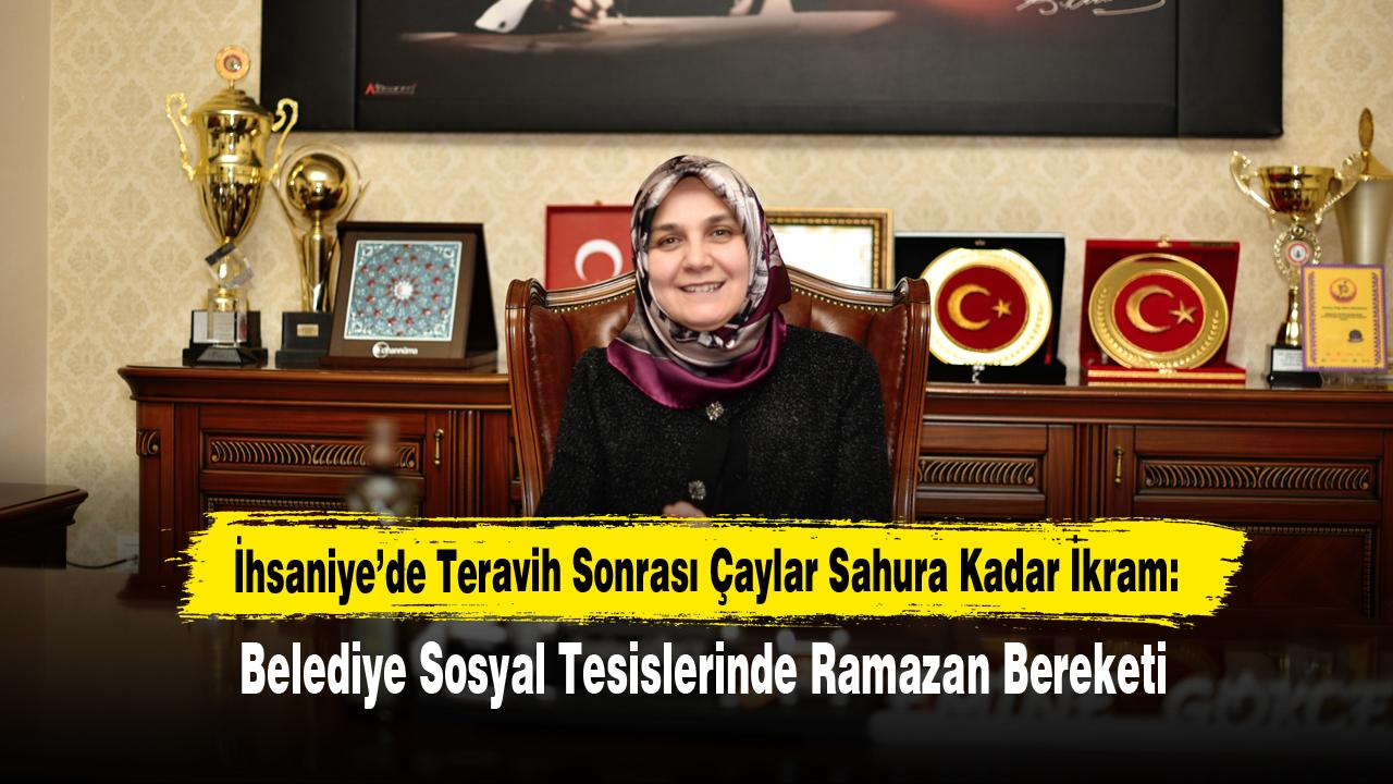İhsaniye’de Teravih Sonrası Çaylar Sahura Kadar İkram