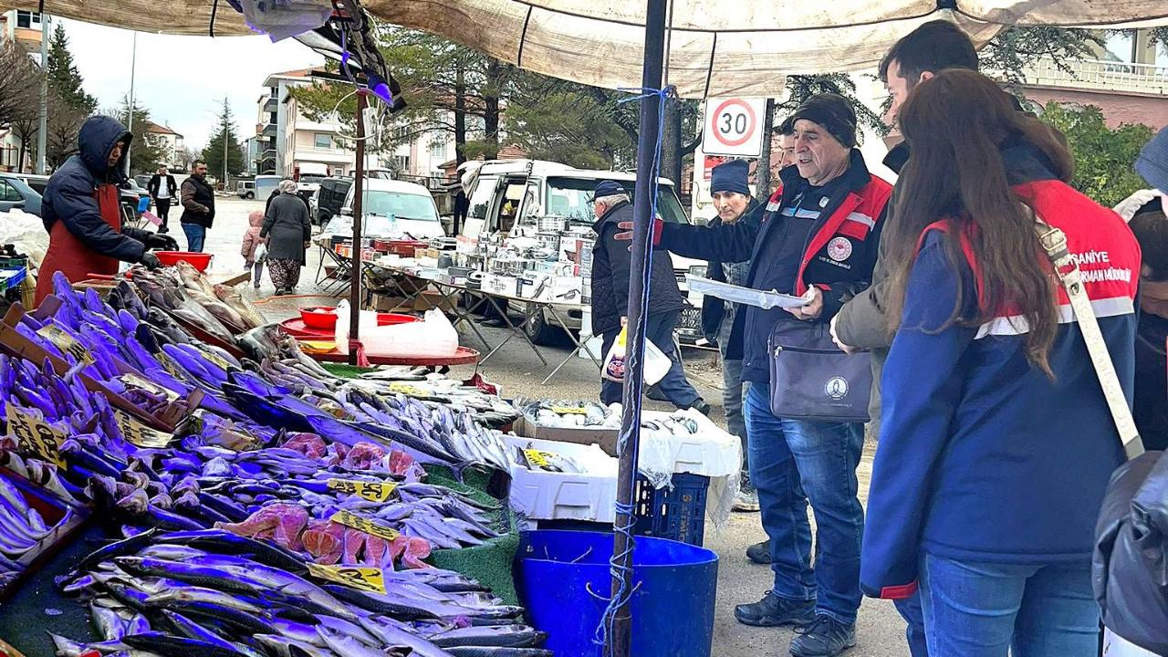 İl Tarım ve Orman Müdürlüğü Ekipleri “Su Ürünleri Satış Noktaları”nı Denetledi