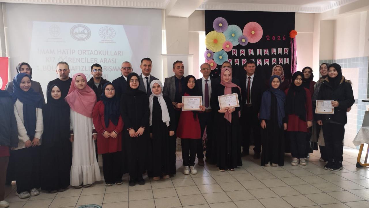 İmam Hatip Ortaokulları Hafızlık 1. Bölge Yarışması Finali Yapıldı