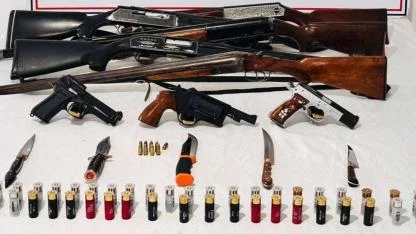 Jandarmadan Ruhsatsız Silah Operasyonu: 8 Şüpheli Yakalandı